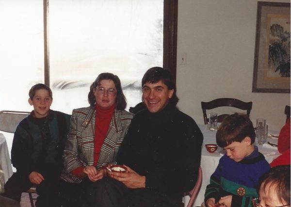 Bob Kling with family in 1993