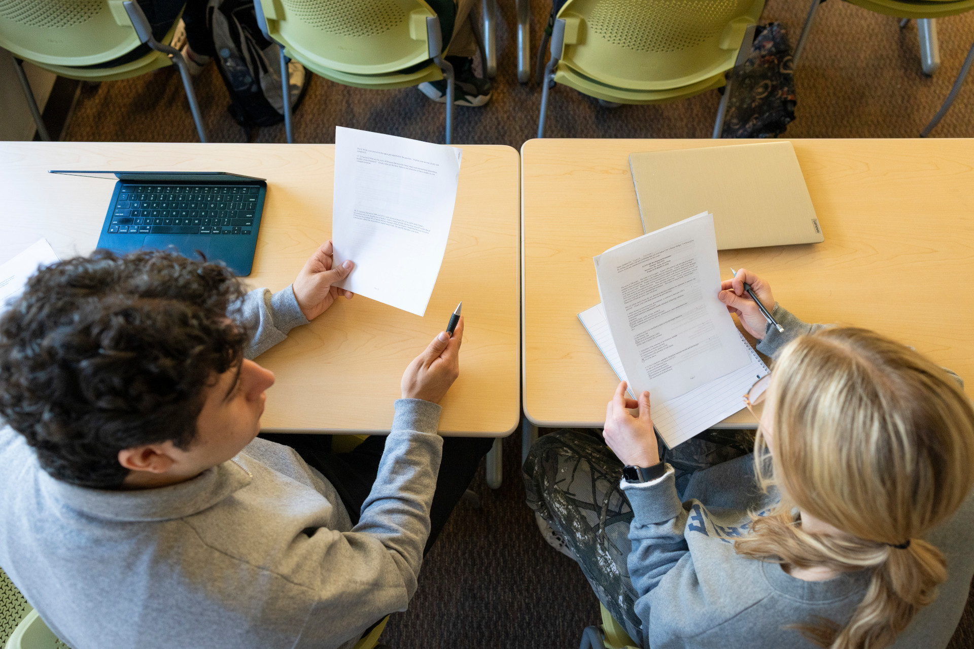 Professor Anita Pena, an instructor in the Economics Department of the College of Liberal Arts at Colorado State University, teachesthe Economic Development class on February 18, 2026.