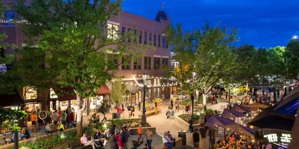 Downtown Fort Collins at Night